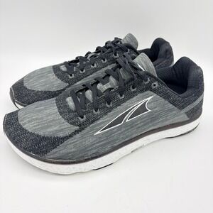 Altra Escalante Mens 10.5 Running Shoes Black Gray Zero Drop Foot Shape Toe Box